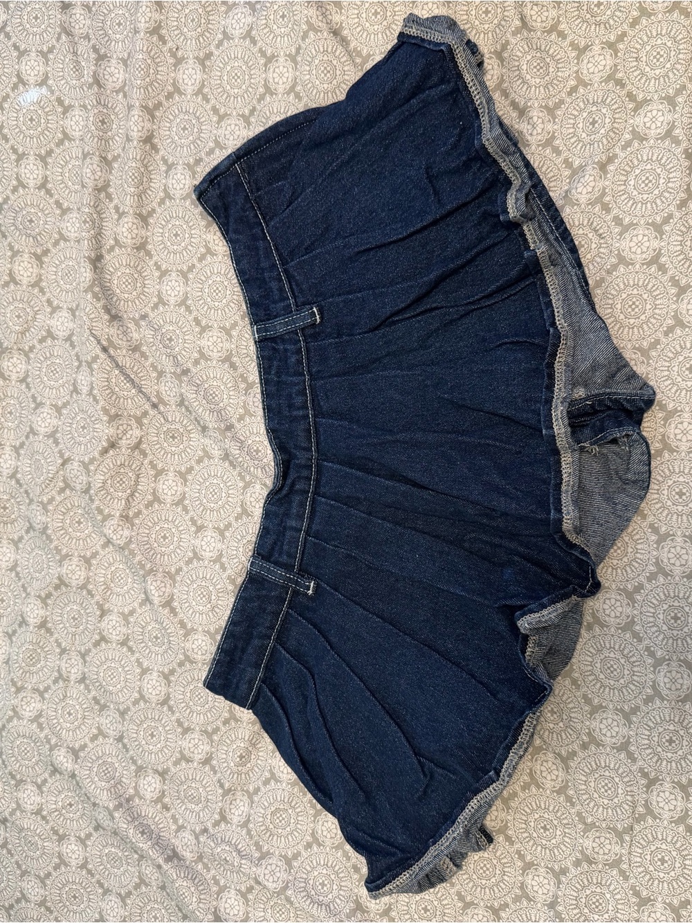 Women's Dark Blue Denim Skort - Lioness